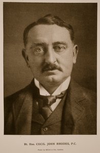 Rt Hon Cecil Rhodes, PC (foto sépia)
