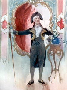 Caixão de Charles Hayden em The Country Girl, c1902. de Ellis and Walery
