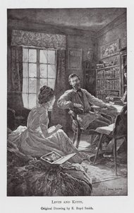Ilustração para Anna Karenina de Leo Tolstoy (litografia)