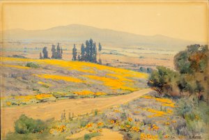 Paisagem de primavera da Califórnia de Elmer Wachtel
