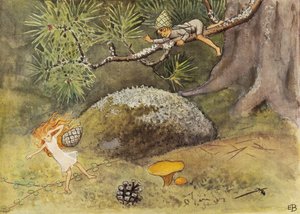 O Ovo do Sol e as Pinhas (1932) de Elsa Beskow