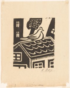 Pombo no telhado