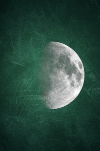 Lua Cósmica Texturizada de Ema Paraschiv