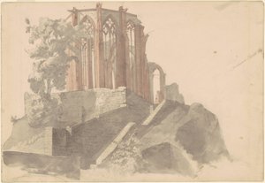 Ruínas da Catedral, Bacharach de Emanuel Gottlieb Leutze
