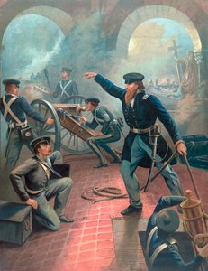 Ulysses S. Grant na Guerra Mexicano-Americana de Emanuel Gottlieb Leutze