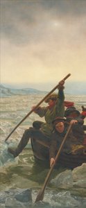 Washington atravessando o rio Delaware, 25 de dezembro de 1776 de Emanuel Gottlieb Leutze