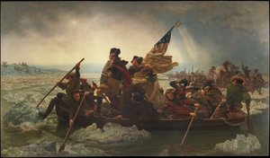 Washington atravessando o Delaware, 1851 de Emanuel Leutze