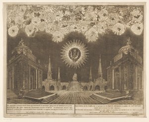 Vuurwerk em Moskou bij de viering van het einde van de Russisch-Turkse Oorlog, 1775 (Ato IV) Representação de Fogos de Artifício, disparados na presença de Sua Majestade Imperial por ocasião das Celebrações da Paz celebradas entre a Rússia e a Porta Otoman de Emel
