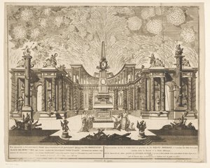 Vuurwerk em Moskou bij de viering van het einde van de Russisch-Turkse Oorlog, 1775 (Ato III) Representação de Fogos de Artifício, disparados na presença de Sua Majestade Imperial por ocasião das Celebrações da Paz celebradas entre a Rússia e a Porta Otoma de Emel