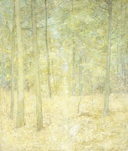 Uma cena da floresta de Emil Carlsen