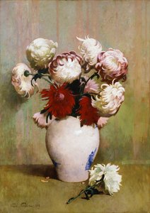 Crisântemos de Emil Carlsen