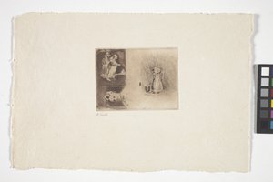 Três estudos (tinta) de Emil Carlsen