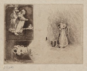 Três estudos de Emil Carlsen