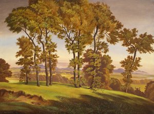 Paisagem com árvores de Emil Ernst Heinsdorff
