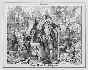 Augusto II, Eleitor da Saxónia e Rei da Polónia, e a construção do Palácio Zwinger de Emil Eugen Sachsse