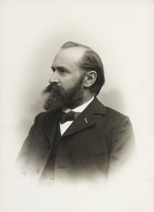 Retrato do Compositor e Organista Otto Malling 1848-1915, c. 1900. de Emil Hohlenberg