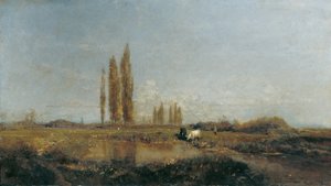 No Thaya perto de Lundenburg de Emil Jakob Schindler