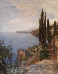 Na costa da Dalmácia, perto de Ragusa de Emil Jakob Schindler