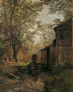 O moinho Gosau perto de Ischl de Emil Jakob Schindler