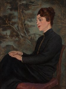 Retrato de uma senhora de Emil Orlik