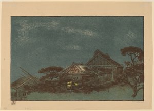 Noite em Fukagawa de Emil Orlik