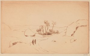 Oásis no deserto de Emil Orlik