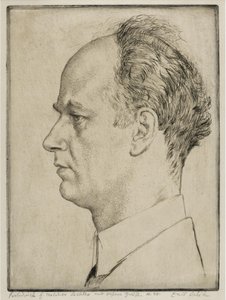 Retrato de Wilhelm Furtwangler 1886-1954, 1928