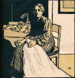 A costureira, c1900