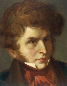 França, La-Cote-Saint-Andre, Retrato de Hector Berlioz de Emile (after) Signol