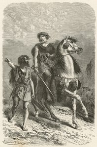 Guerreiros na Idade do Bronze de Emile Antoine Bayard