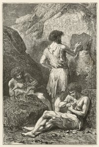 Os precursores de Rafael e Michelangelo, ou o nascimento das artes de desenho e escultura na época da rena de Emile Antoine Bayard