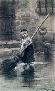 Jovem Cosette de Emile Antoine Bayard