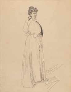 Esboço de uma senhora de Emile Auguste Carolus Duran