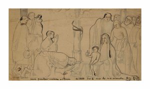 Adoração da montanha de Emile Bernard