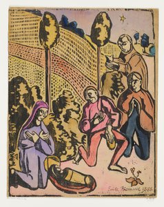 Adoração dos Pastores de Emile Bernard