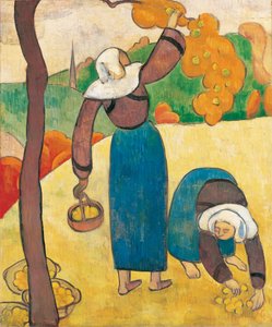 Camponeses bretões, c.1889 de Emile Bernard