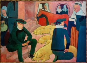 O mercado suíno de Emile Bernard