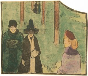 Na floresta de Emile Bernard