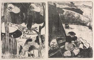 Les Bretonneries: página de rosto e o retorno da peregrinação de Emile Bernard