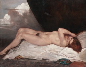 Nu com uma xícara de cerejas, 1933