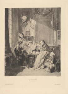 Café da manhã, 1897. de Emile Boilvin