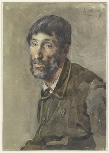 Retrato de um homem de Emile Charles Wauters