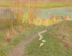 Manhã de fevereiro (O vau) de Emile Claus
