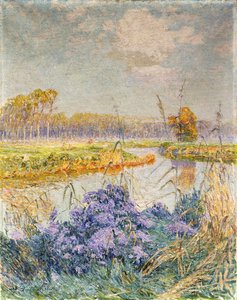 La Lys - De Leie, C. 1902 de Emile Claus