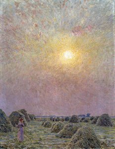 Sol poente de Emile Claus
