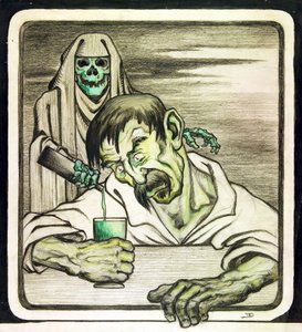 O absinto é a morte de Émile Decoeur