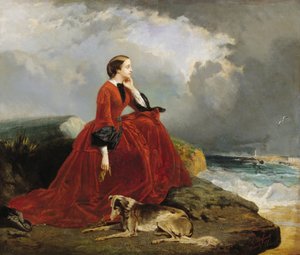 Imperatriz Eugenie 1826-1920 em Biarritz. de Emile Defonds