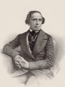 Retrato do compositor Giacomo Meyerbeer 1791-1864, 1857.