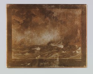 Naufrágio Le Naufrage de Emile Frédéric Salmon (signed by artist)