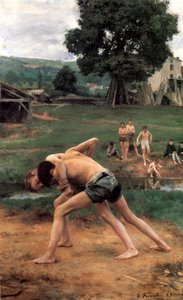 A luta livre, 1889.